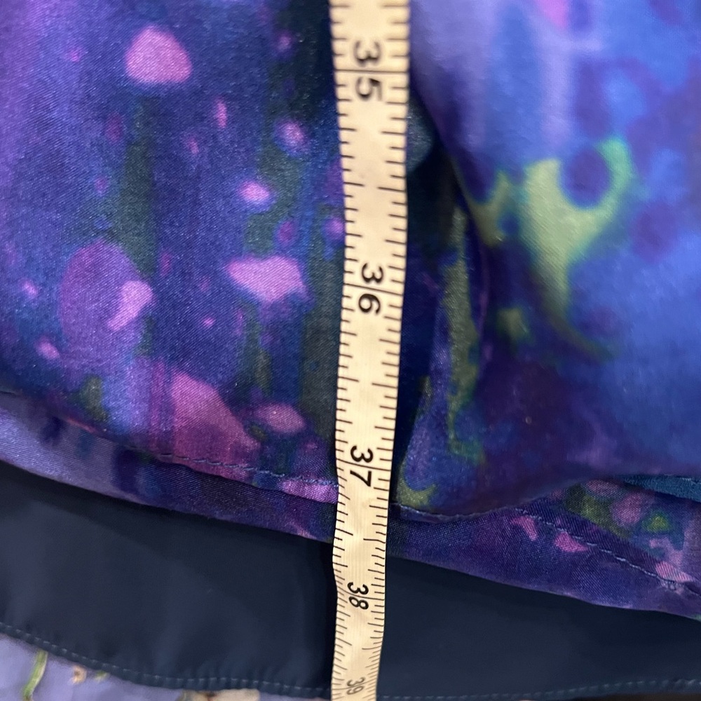 Suzi Chin Silk Summer Day Dress Size 6 - Picture 9 of 9